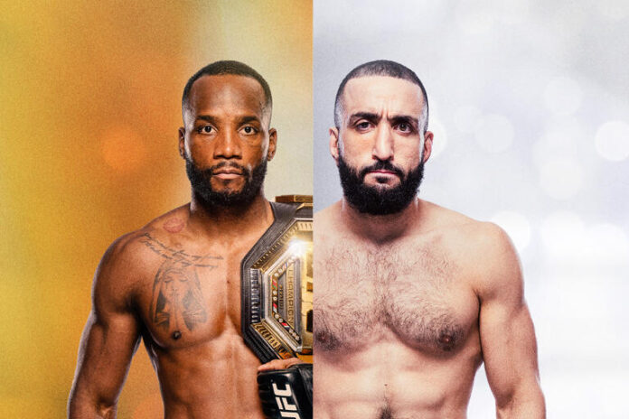 Edwards vs. Muhammad 2 UFC 304 fight card poster