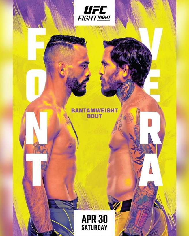 UFC on ESPN 35 fight card poster