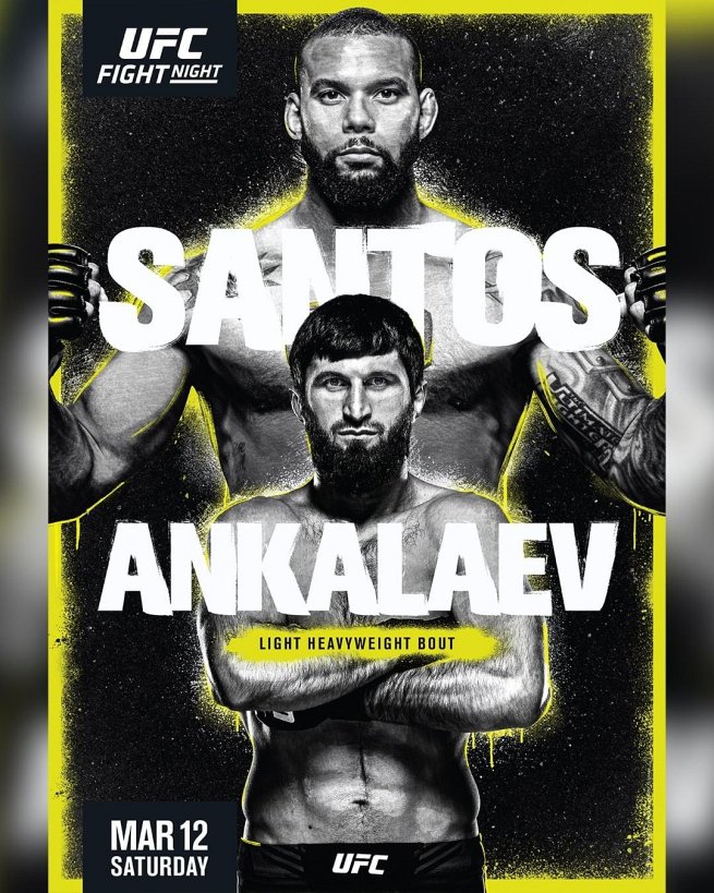 UFC on ESPN+ 61 fight card poster