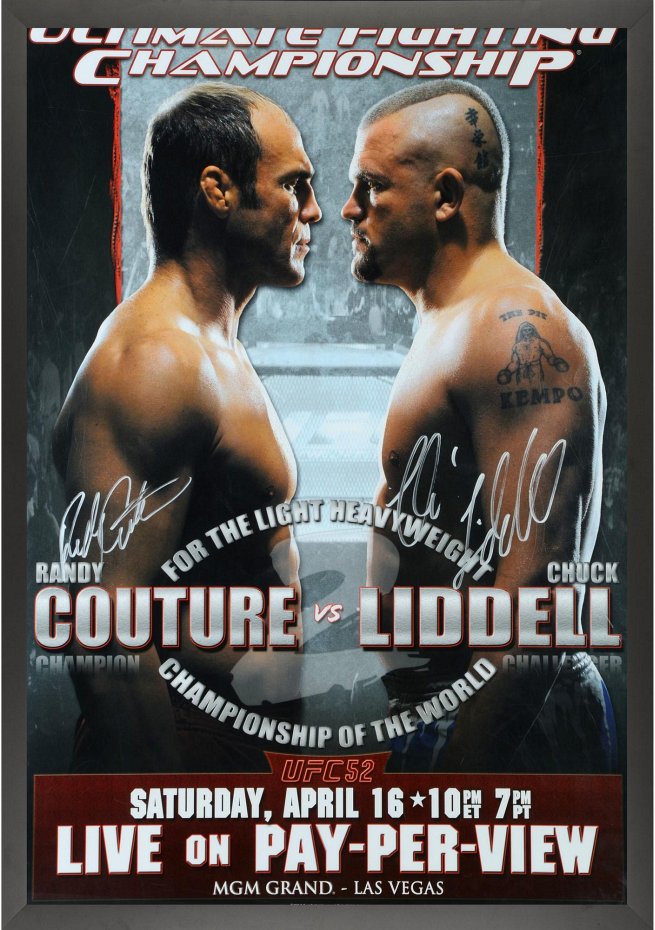 Ufc Card All Fights Details For Couture Vs Liddell