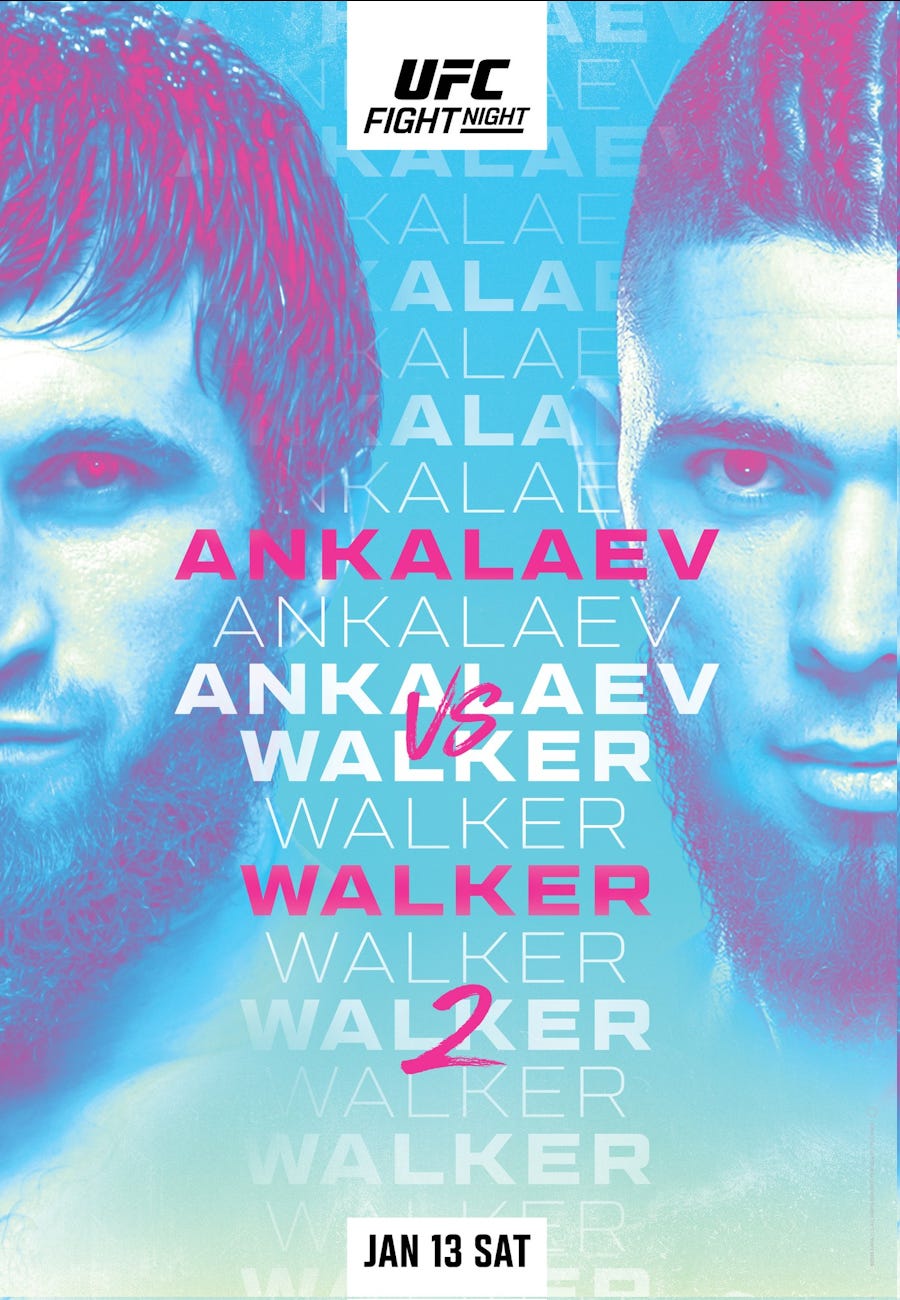 UFC Fight Night 234: Ankalaev vs. Walker 2 Bonuses & Payouts