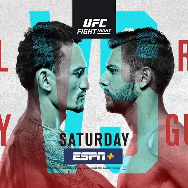 UFC Fight Night 202 Card All Fights & Details for 'Holloway vs