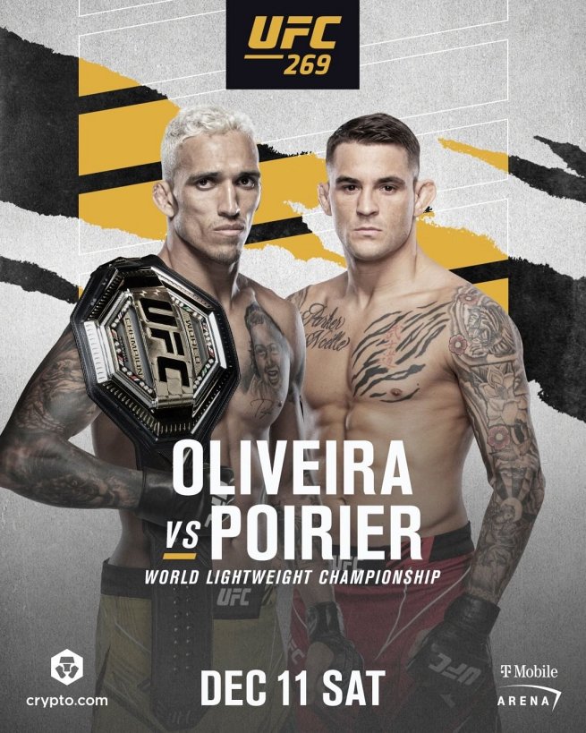 Ufc 269 Bonuses Fighter Payouts For Oliveira Vs Poirier 