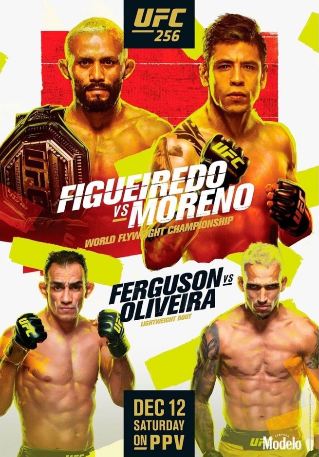 UFC 256 Card All Fights & Details for 'Figueiredo vs. Moreno'