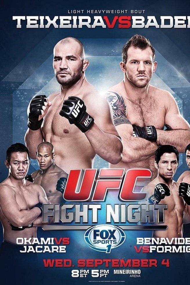 UFC Fight Night 28 Card All Fights & Details for 'Teixeira vs. Bader'