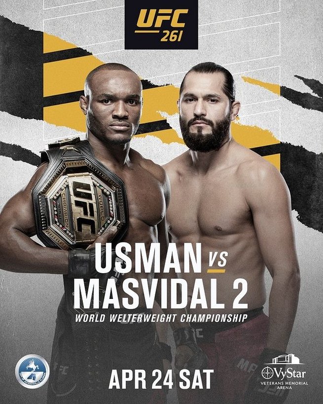 UFC 261 Bonuses Fighter Payouts for 'Usman vs. Masvidal 2'
