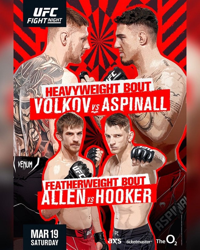 UFC on ESPN+ 62 fight card poster